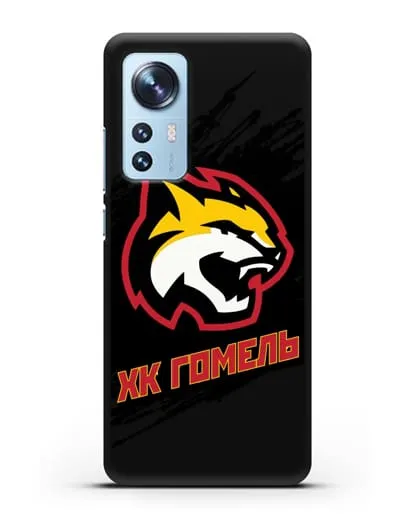 Чехол ХК Гомель с изображением рыси силиконовый для Xiaomi 12