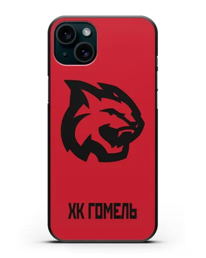 Чехол с эмблемой ХК Гомель силиконовый для iPhone 15 Plus