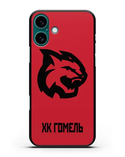 Чехол с эмблемой ХК Гомель силиконовый для iPhone 16 Plus