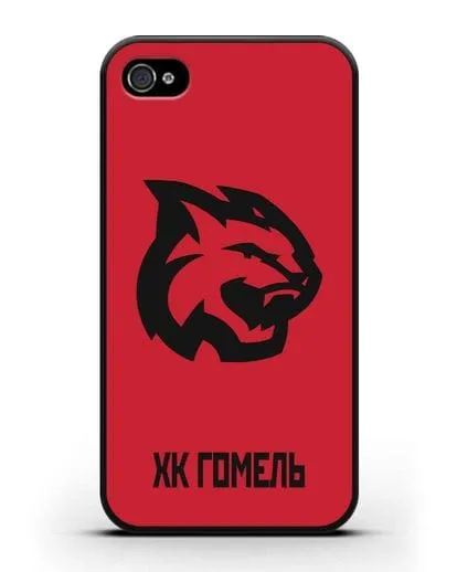 Чехол с эмблемой ХК Гомель силиконовый для iPhone 4/4s