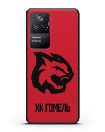 Чехол с эмблемой ХК Гомель силиконовый для Xiaomi Poco F4