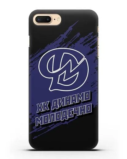 Чехол с надписью ХК Динамо-Молодечно силиконовый для iPhone 8 Plus