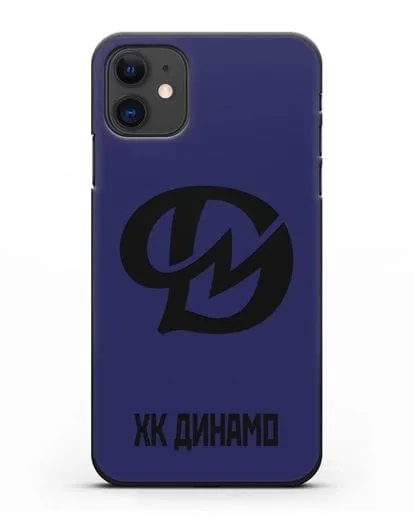 Чехол с эмблемой ХК Динамо-Молодечно силиконовый для iPhone 11