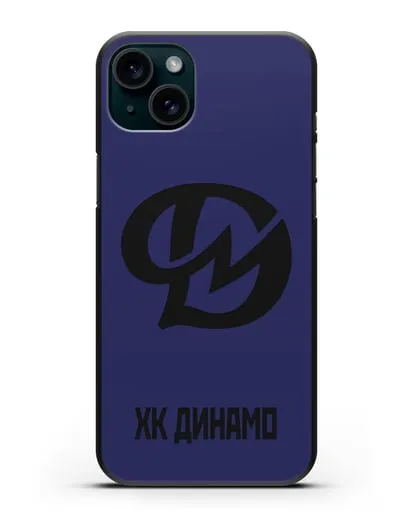 Чехол с эмблемой ХК Динамо-Молодечно силиконовый для iPhone 15 Plus