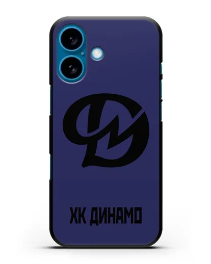 Чехол с эмблемой ХК Динамо-Молодечно силиконовый для iPhone 16