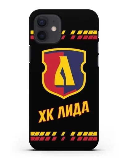 Чеxол с логотипом ХК Лида силиконовый для iPhone 12