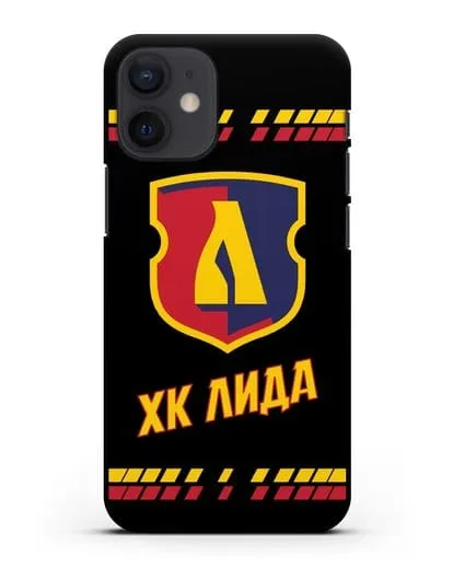Чеxол с логотипом ХК Лида силиконовый для iPhone 12 mini