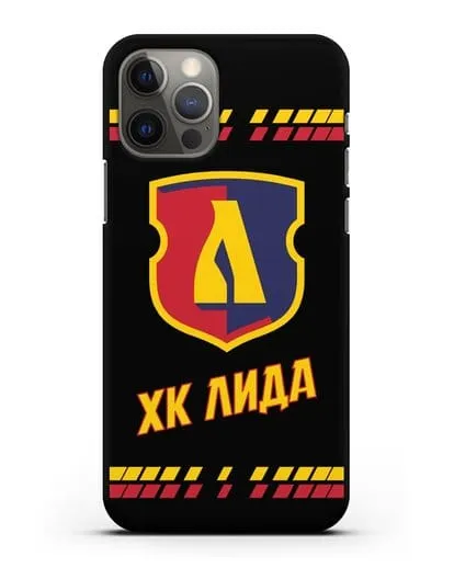 Чеxол с логотипом ХК Лида силиконовый для iPhone 12 Pro
