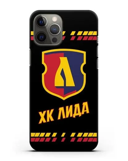 Чеxол с логотипом ХК Лида силиконовый для iPhone 12 Pro Max