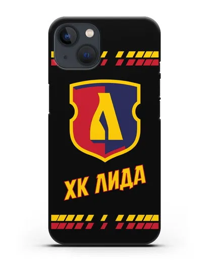 Чеxол с логотипом ХК Лида силиконовый для iPhone 13