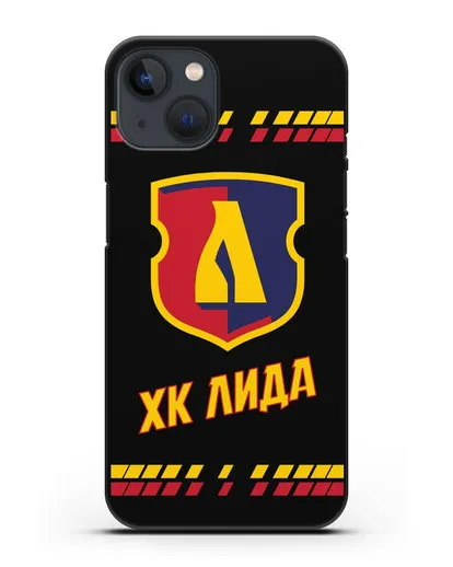 Чеxол с логотипом ХК Лида силиконовый для iPhone 13 Mini