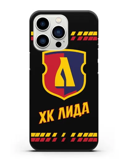 Чеxол с логотипом ХК Лида силиконовый для iPhone 13 Pro