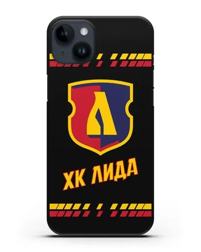 Чеxол с логотипом ХК Лида силиконовый для iPhone 14 Plus