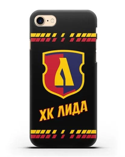 Чеxол с логотипом ХК Лида силиконовый для iPhone 8