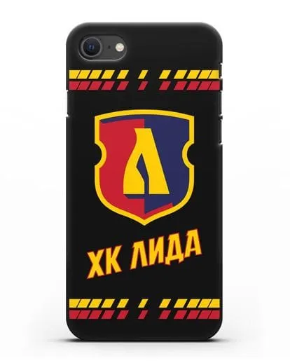 Чеxол с логотипом ХК Лида силиконовый для iPhone SE 2020