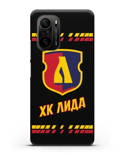 Чеxол с логотипом ХК Лида силиконовый для Xiaomi Poco F3