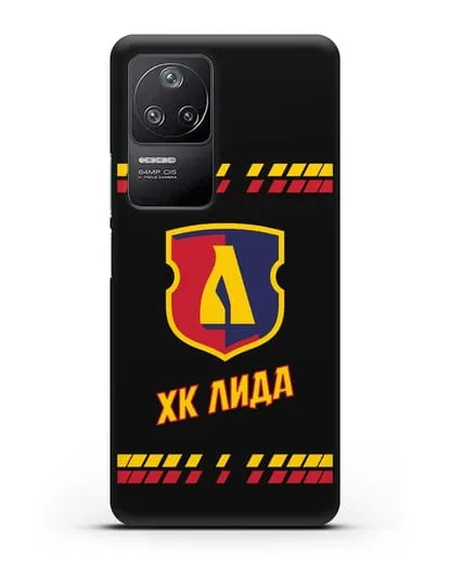 Чеxол с логотипом ХК Лида силиконовый для Xiaomi Poco F4