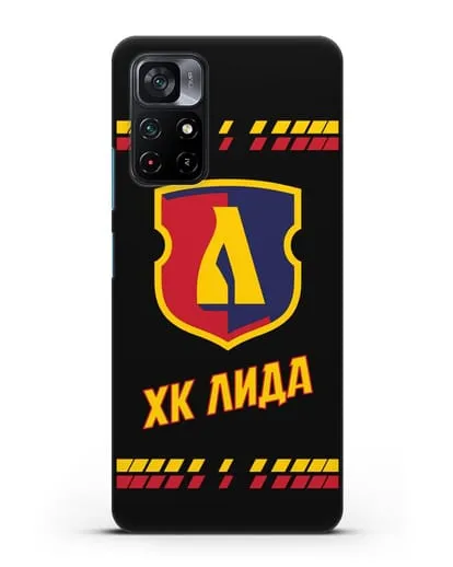 Чеxол с логотипом ХК Лида силиконовый для Xiaomi Poco M4 Pro 5G