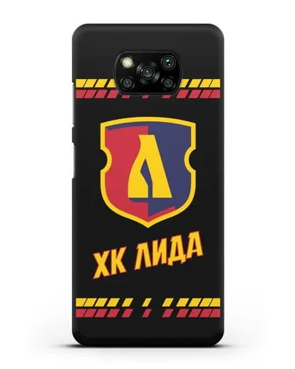 Чеxол с логотипом ХК Лида силиконовый для Xiaomi Poco X3