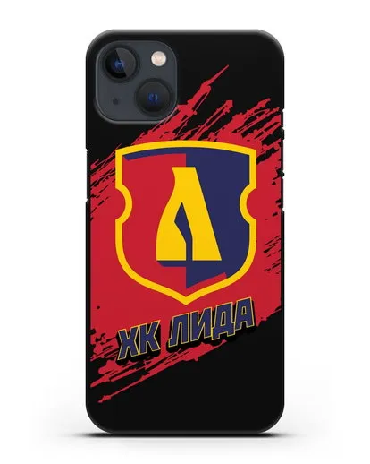 Чехол с надписью ХК Лида силиконовый для iPhone 13