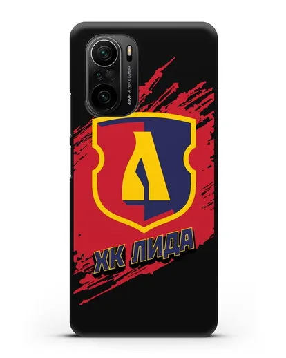 Чехол с надписью ХК Лида силиконовый для Xiaomi Poco F3