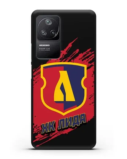 Чехол с надписью ХК Лида силиконовый для Xiaomi Poco F4