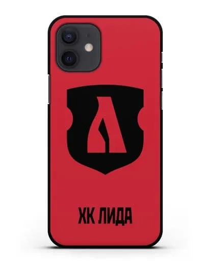Чехол с эмблемой ХК Лида силиконовый для iPhone 12