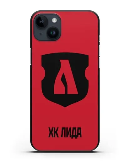 Чехол с эмблемой ХК Лида силиконовый для iPhone 14 Plus