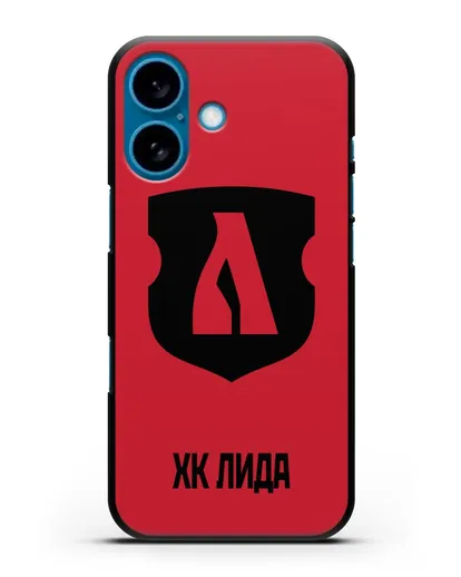 Чехол с эмблемой ХК Лида силиконовый для iPhone 16