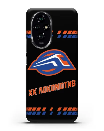 Чеxол с логотипом ХК Локомотив-Орша силиконовый для Honor 200