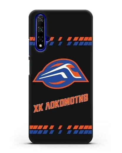 Чеxол с логотипом ХК Локомотив-Орша силиконовый для Honor 20