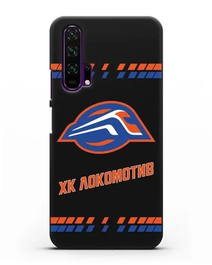 Чеxол с логотипом ХК Локомотив-Орша силиконовый для Honor 20 Pro