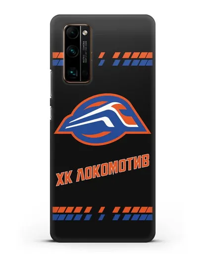 Чеxол с логотипом ХК Локомотив-Орша силиконовый для Honor 30 Pro