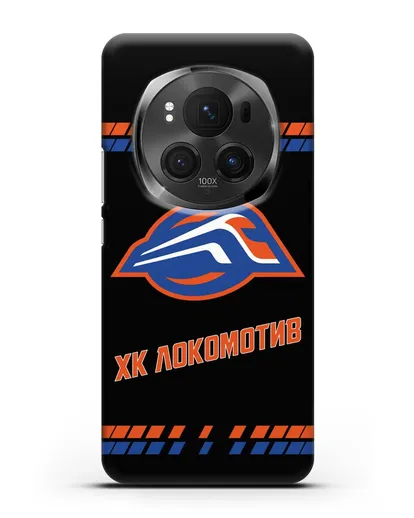 Чеxол с логотипом ХК Локомотив-Орша силиконовый для Honor Magic 6 Pro