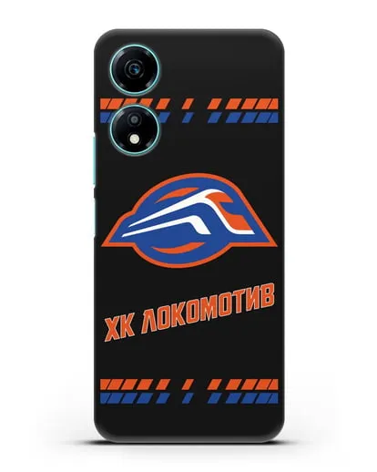 Чеxол с логотипом ХК Локомотив-Орша силиконовый для Honor X5 Plus