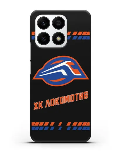 Чеxол с логотипом ХК Локомотив-Орша силиконовый для Honor X8a