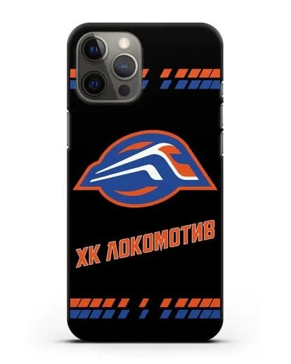 Чеxол с логотипом ХК Локомотив-Орша силиконовый для iPhone 12 Pro Max