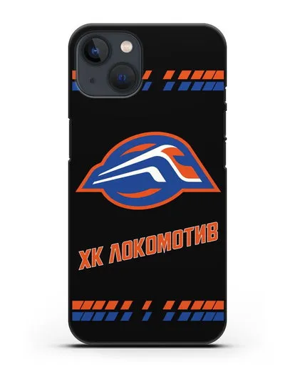 Чеxол с логотипом ХК Локомотив-Орша силиконовый для iPhone 13 Mini