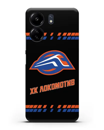 Чеxол с логотипом ХК Локомотив-Орша силиконовый для Xiaomi Poco C65