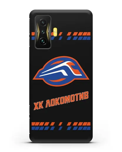Чеxол с логотипом ХК Локомотив-Орша силиконовый для Xiaomi Poco F4 GT