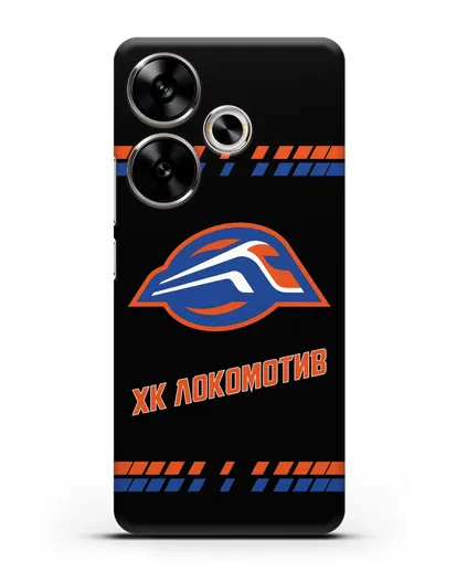 Чеxол с логотипом ХК Локомотив-Орша силиконовый для Xiaomi Poco F6