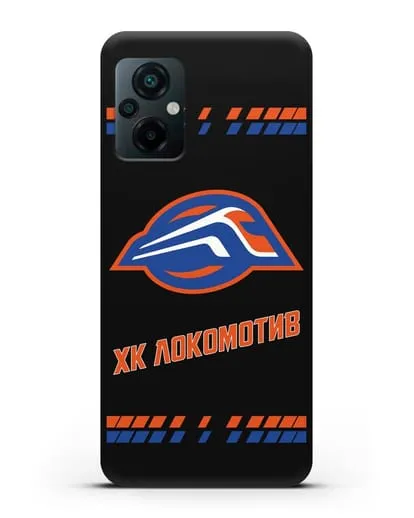 Чеxол с логотипом ХК Локомотив-Орша силиконовый для Xiaomi Poco M5