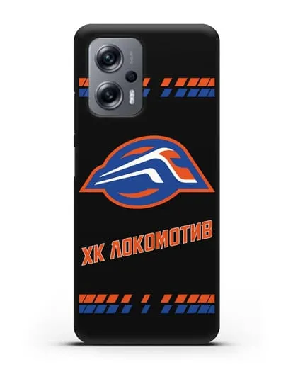 Чеxол с логотипом ХК Локомотив-Орша силиконовый для Xiaomi Poco X4 GT
