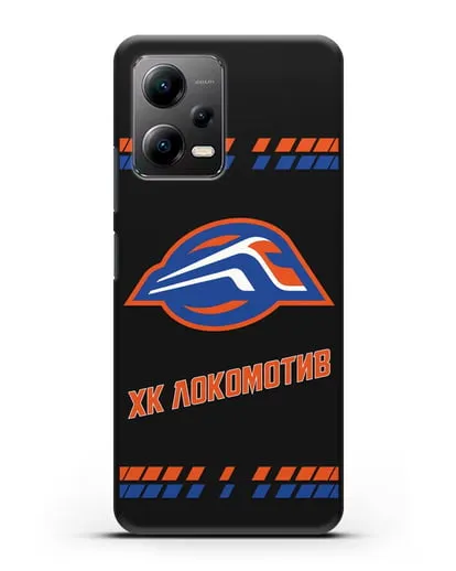 Чеxол с логотипом ХК Локомотив-Орша силиконовый для Xiaomi Poco X5