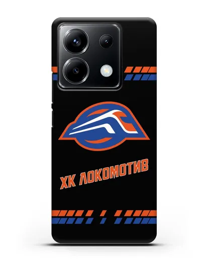 Чеxол с логотипом ХК Локомотив-Орша силиконовый для Xiaomi Poco X6