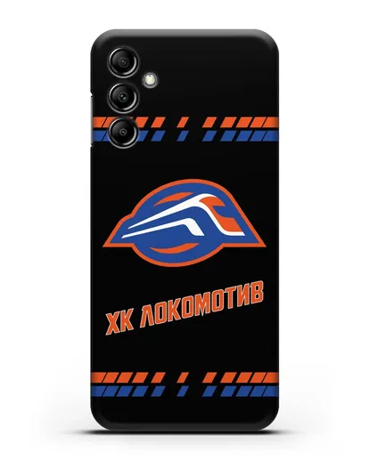 Чеxол с логотипом ХК Локомотив-Орша силиконовый для Samsung Galaxy A14 [SM-A145]