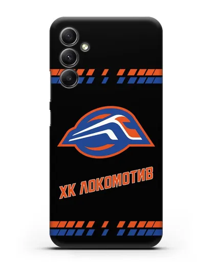 Чеxол с логотипом ХК Локомотив-Орша силиконовый для Samsung Galaxy A34 [SM-A346]