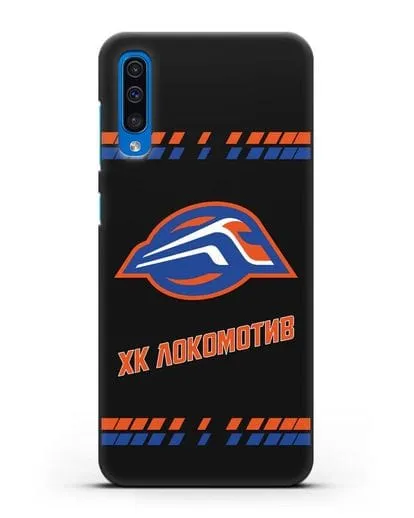 Чеxол с логотипом ХК Локомотив-Орша силиконовый для Samsung Galaxy A50