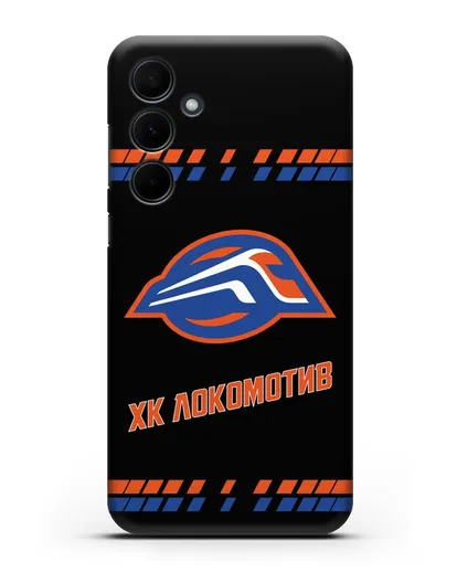 Чеxол с логотипом ХК Локомотив-Орша силиконовый для Samsung Galaxy A55 [SM-A556]