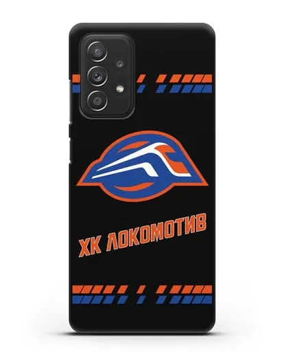Чеxол с логотипом ХК Локомотив-Орша силиконовый для Samsung Galaxy A53